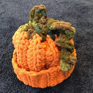 Handmade Baby Beanie - Pumpkin